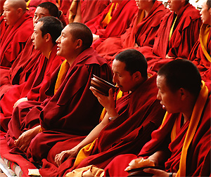 Drinkende monnik (Jokhang, Lhasa)